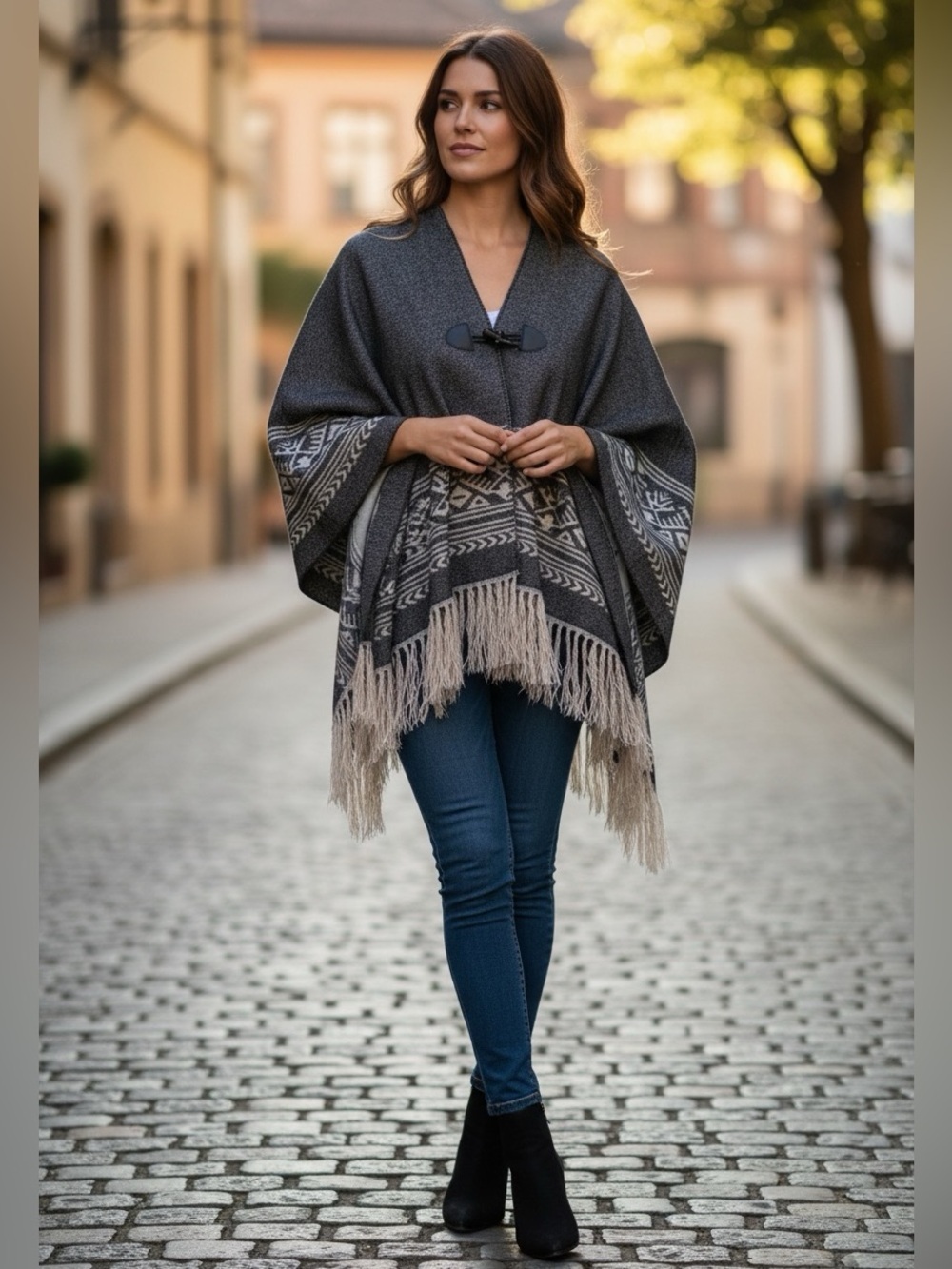 Elan cape/poncho/shawl ONE SIZE